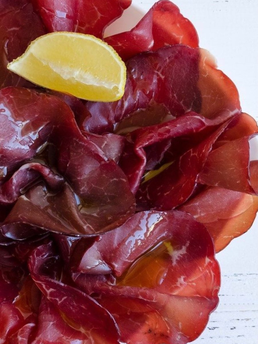 Bresaola au citron et huile d'olive
